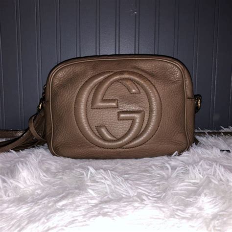 gucci soho disco taupe|gucci soho disco discount.